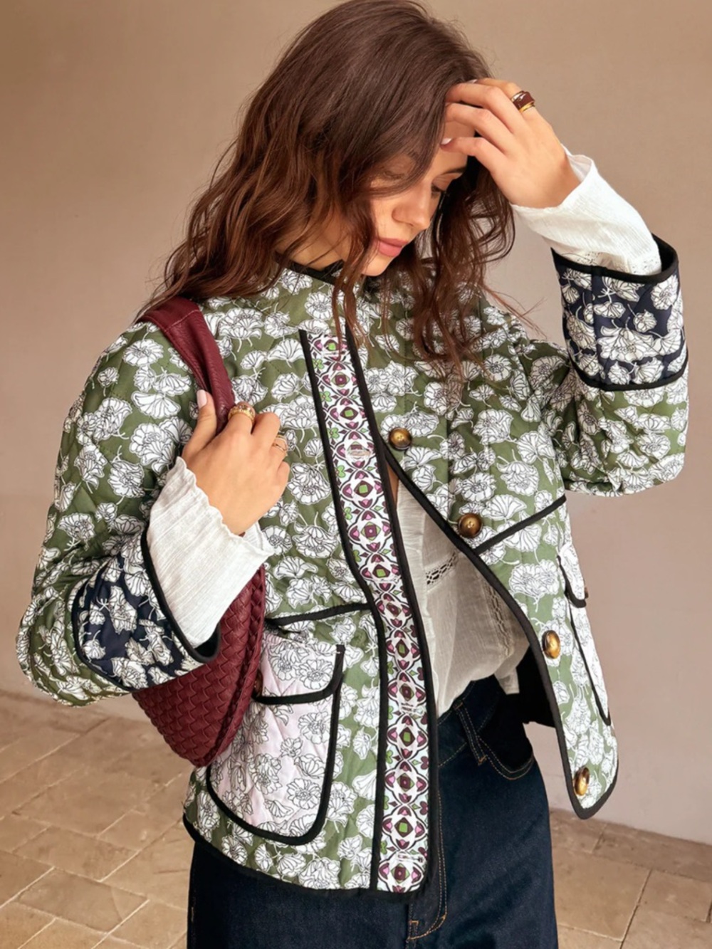 Commense Boheme Flap Pockets Winter Coat Size Small NWT